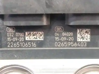 Peça sobressalente para automóvel em segunda mão abs por dacia sandero stepway referências oem iam 2265106516 p3-a8-10-5 0265956403