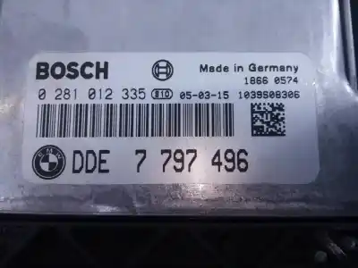 Second-hand car spare part ecu engine control for bmw serie 1 berlina (e81/e87) 118d oem iam references 7797496 e3-a2-24-2 0281012335