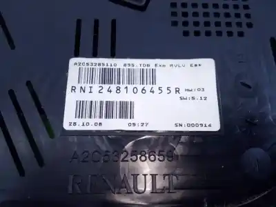 Автозапчастина б/у панель інструментів для renault megane iii berlina 5 p authentique посилання на oem iam 248106455r e2-a1-8-5  Автозапчастина б/у панель інструментів для renault megane iii berlina 5 p authentique посилання на oem iam 248106455r e2-a1-8-5