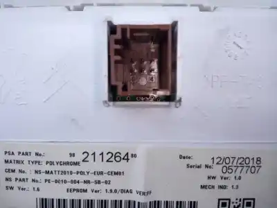 Автозапчастина б/у панель інструментів для peugeot 208 (p2) allure посилання на oem iam 9822915480 e3-b2-28-1  Автозапчастина б/у панель інструментів для peugeot 208 (p2) allure посилання на oem iam 9822915480 e3-b2-28-1