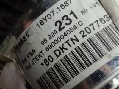 Автозапчастина б/у рульмова рейка для peugeot 208 (p2) allure посилання на oem iam 9822423180 p1-b8-27 6700003929a