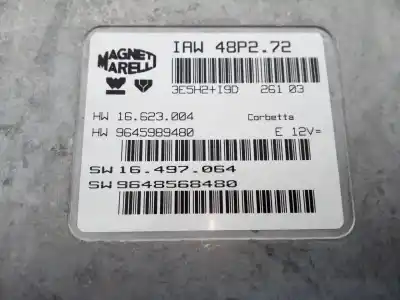 Second-hand car spare part ecu engine control for citroen c3 1.1 collection oem iam references 9645989480 e3-b2-23-3 