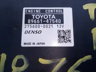 Автозапчастина б/у ебу контролер двигуна для toyota prius (nhw30) plug-in hybrid advance посилання на oem iam 8966147540 e3-b2-19-2 2756000021