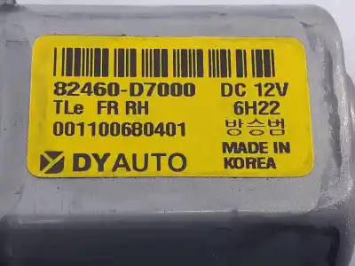 Recambio de automóvil de segunda mano de motor elevalunas delantero derecho para hyundai tucson essence bluedrive 2wd referencias oem iam 82460d7000  