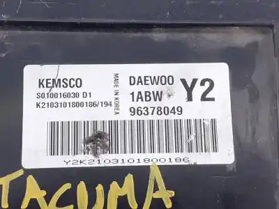 Second-hand car spare part ecu engine control for chevrolet tacuma 1.6 cat oem iam references 96378049 e3-a5-8-3 s010016030d1