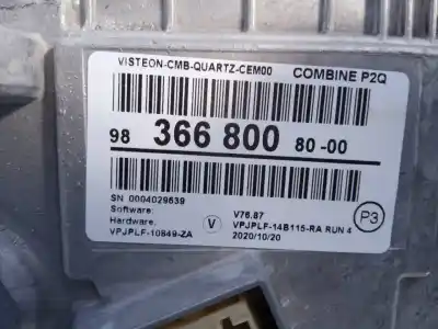 Peça sobressalente para automóvel em segunda mão quadrante por peugeot 2008 (p1) active referências oem iam 9836680080 e3-b2-29-2 