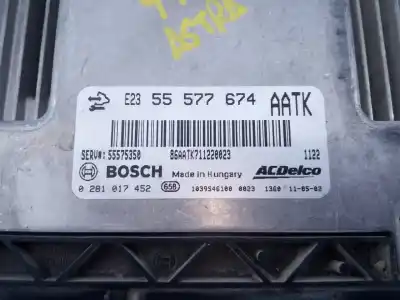 Автозапчасти б/у блок управления двигателем за opel astra j lim. cosmo ссылки oem iam 55577674 e3-a5-23-3 0281017452
