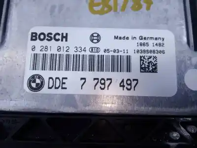 Second-hand car spare part ecu engine control for bmw serie 1 berlina (e81/e87) 120d oem iam references 7797497 e3-a2-39-3 0281012334