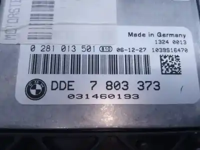 Peça sobressalente para automóvel em segunda mão centralina de motor uce por bmw serie 3 touring (e91) 320d referências oem iam 7803373 e3-a2-24-1 0281013501
