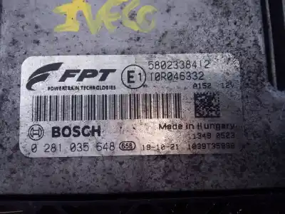 Second-hand car spare part ecu engine control for iveco daily combi 2.3 diesel oem iam references 5802338412 0281035648 e3-b6-42-2 