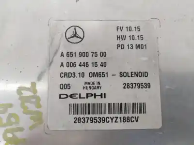 Second-hand car spare part ecu engine control for mercedes clase e (w212) lim. e 200 cdi blueefficiency (212.005) oem iam references a6519007500  a0064461540