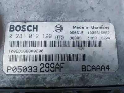 Second-hand car spare part ecu engine control for dodge caliber se oem iam references p05033299af e3-b6-4-2 0281012129