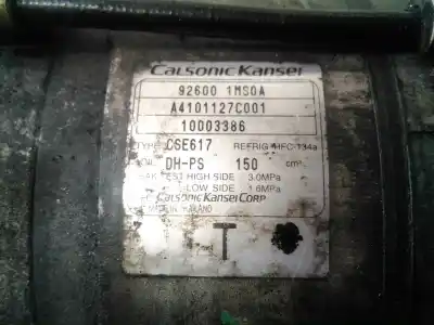 Second-hand car spare part air conditioning compressor for infiniti fx fx30d s oem iam references 926001ms0a p3-a1-23-2 a4101127c001