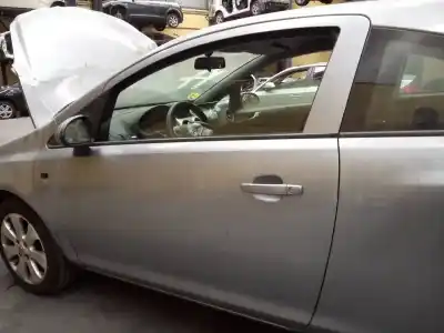 Second-hand car spare part left front door for opel corsa d cosmo oem iam references   