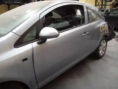 Second-hand car spare part left front door for opel corsa d cosmo oem iam references   