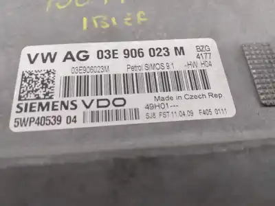 Автозапчастина б/у ебу контролер двигуна для seat ibiza sc (6j1) reference посилання на oem iam 03e906023m e2-a1-20-8 5wp4053904