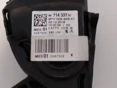 Автозапчасти б/у педаль газа за citroen c-elysée exclusive ссылки oem iam 9671433780 e3-b2-23-4 6pv00