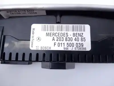 Pezzo di ricambio per auto di seconda mano controllo climatico per mercedes clase clc (cl203) clc 200 cdi (la) (203.707) riferimenti oem iam a2038304085 e3-a1-18-1 