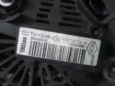 Автозапчастина б/у генератор для renault twingo dynamique посилання на oem iam 8200718724a p3-b5-18-1 tg11c068
