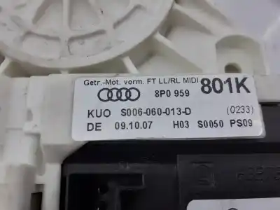 Second-hand car spare part driver left window regulator for audi a3 sportback (8p) 2.0 tdi ambition oem iam references 8p0959801k e1-b3-24-1 05080510