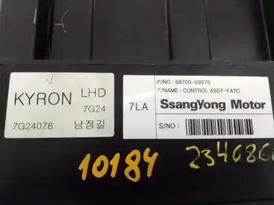 Second-hand car spare part climate control for ssangyong kyron 200 xdi limited oem iam references 6870009070 e3-a3-20-3 7g24076
