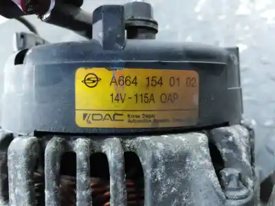 Автозапчастина б/у генератор для ssangyong kyron 200 xdi limited посилання на oem iam a6641540102 p3-b5-4-1 