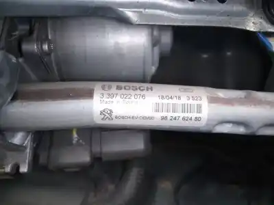 Peça sobressalente para automóvel em segunda mão motor do limpa para brisas por peugeot 5008 active referências oem iam 9624762480  