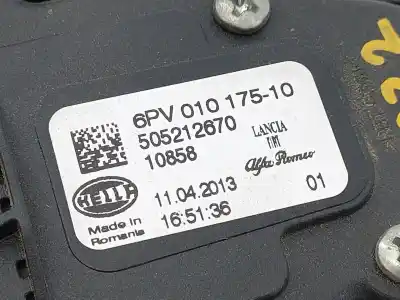 Автозапчастина б/у педаль акселератора для alfa romeo giulietta (191) distinctive посилання на oem iam 505212670 e3-a4-17-4 6pv01017510