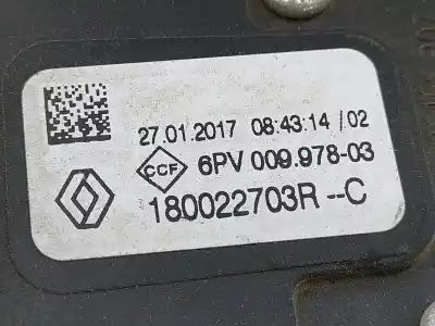 Автозапчастина б/у педаль акселератора для dacia duster laureate 4x4 посилання на oem iam 180022703r e2-a1-39-6 6pv00997803