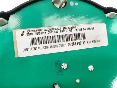 Peça sobressalente para automóvel em segunda mão quadrante por citroen c3 exclusive referências oem iam 96668806xt e3-b2-34-1 a2c53385827