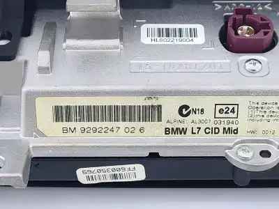 Автозапчастина б/у gps навігаційна система для bmw serie 3 lim. (f30) 320d посилання на oem iam 9292247 e3-a2-50-1 9365843