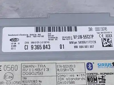 Автозапчастина б/у gps навігаційна система для bmw serie 3 lim. (f30) 320d посилання на oem iam 9292247 e3-a2-50-1 9365843