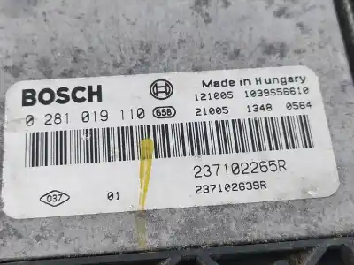 Second-hand car spare part ecu engine control for renault master kipper l2h1 3.5t oem iam references 0281019110 e2-a1-39-1 237102265r