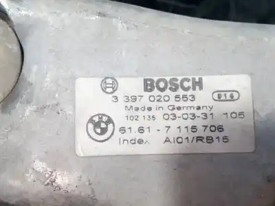 Peça sobressalente para automóvel em segunda mão motor do limpa para brisas por bmw serie 7 (e65/e66) 730d referências oem iam 3397020553  61617115706