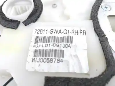Автозапчасти б/у замок задней правой двери за honda cr-v (re) elegance ссылки oem iam 72611swag1rhrr e2-a2-55-2 
