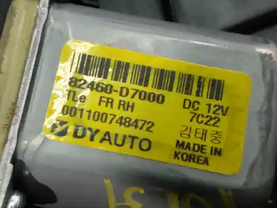 Peça sobressalente para automóvel em segunda mão elevador de vidros dianteiro direito por hyundai tucson essence bluedrive 2wd referências oem iam 82460d7000  