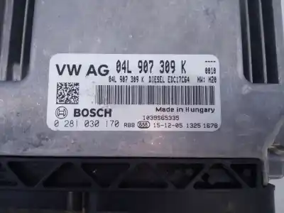 Pièce détachée automobile d'occasion calculateur moteur ecu pour volkswagen tiguan (5n2) r-line 4motion bmt références oem iam 04l907309k e2-a1-25-2 0281030170