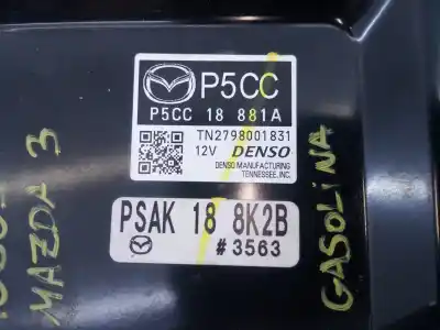 Автозапчастина б/у ебу контролер двигуна для mazda 3 lim. () evolution посилання на oem iam 2798001831 e3-b5-18-3 p5cc18881a