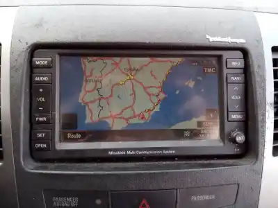 Second-hand car spare part gps navigation system for mitsubishi outlander (cw0) 2.2 di-d cat oem iam references 