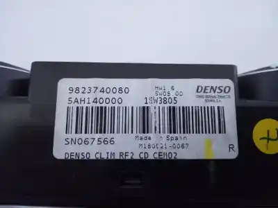 Автозапчастина б/у клімат-контроль для citroen c-elysée exclusive посилання на oem iam 9823740080 e3-b2-36-4 sn067566