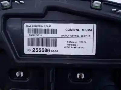 Автозапчастина б/у панель інструментів для citroen c-elysée exclusive посилання на oem iam 9825558680 e3-b2-29-1 