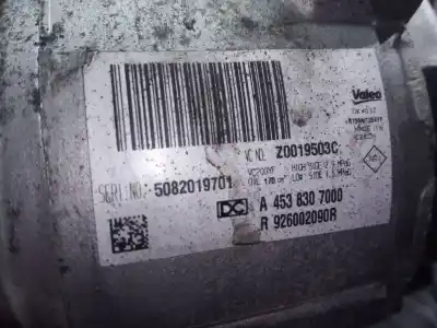 Автозапчасти б/у компрессор кондиционера воздуха за smart forfour basis (52kw) (453.042) ссылки oem iam a4538307000 p3-b2-9-1 