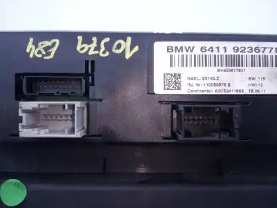 Second-hand car spare part heating / air conditioning control panel for bmw x1 (e84) sdrive 18d oem iam references 6411923677801 e3-a2-29-4 