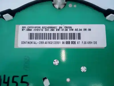 Peça sobressalente para automóvel em segunda mão quadrante por citroen c3 attraction referências oem iam 96668806xt e3-b2-54-2 a2c53385827