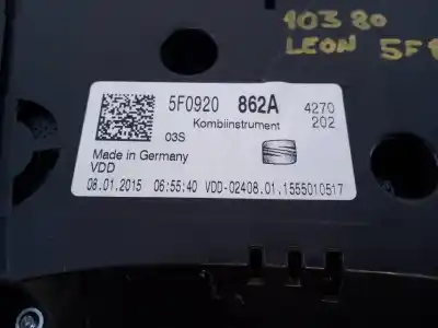 Peça sobressalente para automóvel em segunda mão quadrante por seat leon st (5f8) reference referências oem iam 5f0920862a e2-a1-13-1 