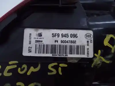 Second-hand car spare part right tailgate light for seat leon st (5f8) reference oem iam references 5f9945096 e2-a1-44-1 90047802