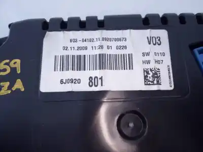Автозапчастина б/у панель інструментів для seat ibiza (6j5) good stuff посилання на oem iam 6j0920801 e2-a1-31-2 