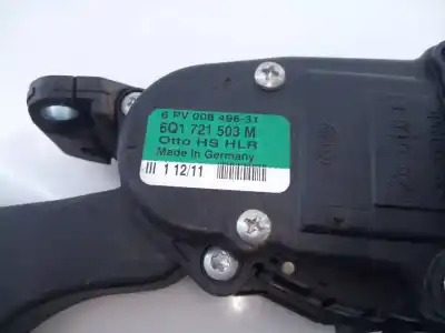 Автозапчасти б/у педаль газа за audi a1 (8x) ambition ссылки oem iam 6q1721503m e2-a1-28-6 6pv00849631