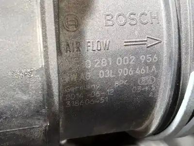 Peça sobressalente para automóvel em segunda mão medidor de massa de ar por volkswagen passat lim. (362) edition bluemotion referências oem iam 03l906461a
