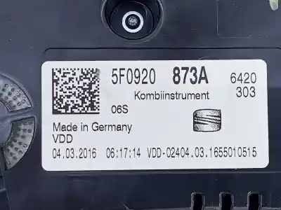 Peça sobressalente para automóvel em segunda mão quadrante por seat leon st (5f8) fr advanced referências oem iam 5f0920873a e2-a1-43-1 